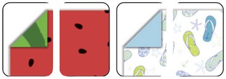 Vouwblaadjes Folia 80gr 15x15cm 50 vel 2-zijdig 10 tropical designs-2