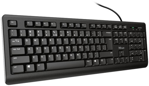 Toetsenbord Trust Primo QWERTY zwart-3