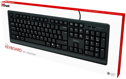 Toetsenbord Trust Primo QWERTY zwart-2