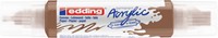 Acrylmarker edding e-5400 3D double liner hazelnoot-3