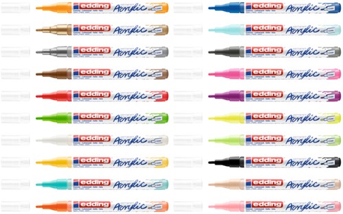 Acrylmarker edding e-5300 fijn antraciet-2