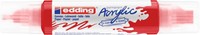 Acrylmarker edding e-5400 3D double liner verkeersrood-1