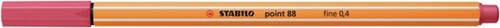 Fineliner STABILO point 88/49 fijn aardbeienrood-2