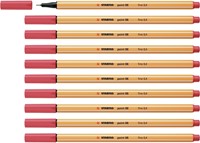 Fineliner STABILO point 88/47 fijn roestig rood-2