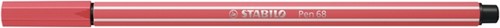 Viltstift STABILO Pen 68/47 medium roestig rood-2