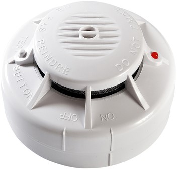 Rookmelder Fito optisch inclusief 3V lithium batterij draadloos koppelbaar