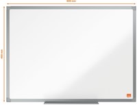 Whiteboard Nobo Essence magnetisch 45x60cm staal-4