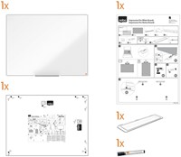 Whiteboard Nobo Impression Pro 90x120cm emaille-10