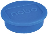 Magneet Nobo 13mm blauw 10 stuks