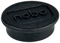 Magneet Nobo 13mm zwart 10 stuks