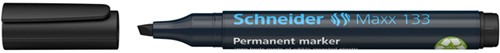 Permanent marker Schneider Maxx 133 schuin 1-4mm zwart