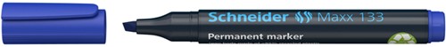 Permanent marker Schneider Maxx 133 schuin 1-4mm blauw