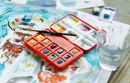 Aquarelverf Talens Van Gogh x Van Gogh Museum set à 12 kleuren assorti-3