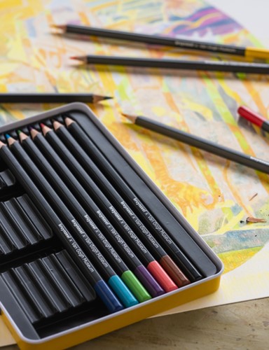Kleurpotlood Bruynzeel Van Gogh Museum blik à 12 kleuren-3