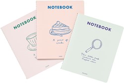 Schriftjes gebonden 3 stuks