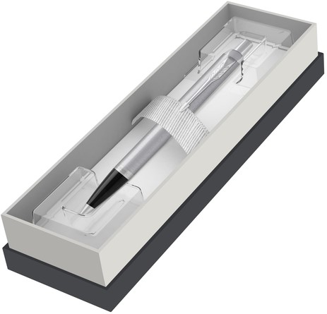 Balpen Parker IM stainless steel CT M blister à 1 stuk-3