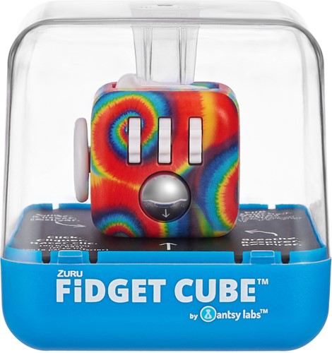 Fidget Cube Rainbow Tie Dye