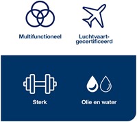 Reinigingsdoek Tork W4 Premium Heavy-Duty gevouwen 1-laags 4x105 vel wit 530179-2