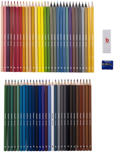 Tekenset Bruynzeel Creatives creatieve kunstenaars blik à 60 delen-2