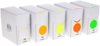 Etiket Rillprint 25mm op rol fluor geel 500 stuks-4