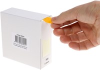 Etiket Rillprint 25mm op rol fluor oranje 500 stuks-3