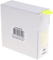 Etiket Rillprint 25mm op rol fluor geel 500 stuks-2