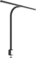 Bureaulamp Unilux Strata led tafelklem zwart