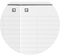 Notitieboek Oxford Signature A5 lijn 80vel zwart-1