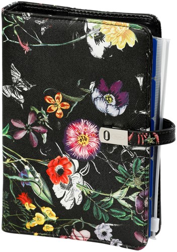 Organizer Kalpa Personal inclusief agenda 2026-2027 7dagen/2pagina's bloemenzee zwart-3