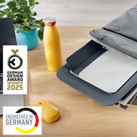 Laptopstandaard Leitz Ergo Cosy verstelbaar recyled grijs-5