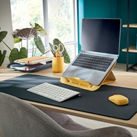 Bureau-onderlegger Leitz Cosy 80x40cm oprolbaar grijs-1