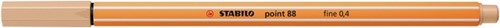 Fineliner STABILO point 88/86 fijn nude-2