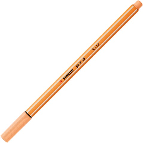 Fineliner STABILO point 88/25 pastel oranje