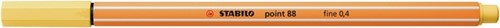 Fineliner STABILO point 88/23 fijn lichtgeel-2