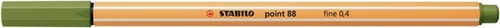 Fineliner STABILO point 88/35 fijn mosgroen-2