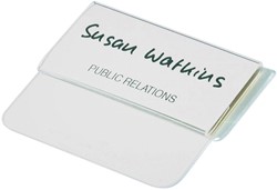 Badge Durable met insteektong  40x75mm 25 stuk