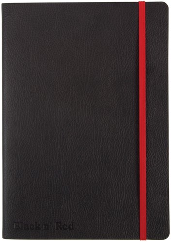 Notitieboek Oxford Black n' Red A5 business journal 72vel lijn