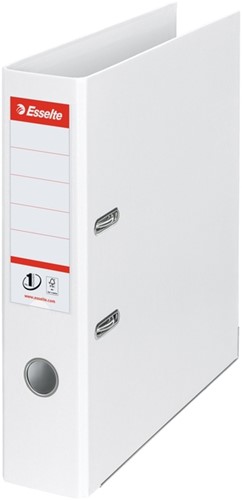 Ordner Esselte No.1 75mm PP 30% gerecycled folie Multipack wit 5 stuks-3