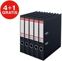 Ordner Esselte Vivida No.1 multipack 50mm A4 5 stuks zwart-3