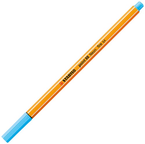 Fineliner STABILO point 88/031 fijn neon blauw-3