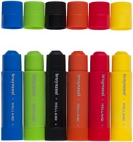 Verfstiften Bruynzeel Kids set à 6 basiskleuren-2