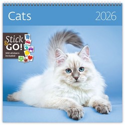 Kalender 2026 Helma 365 30x30cm katten