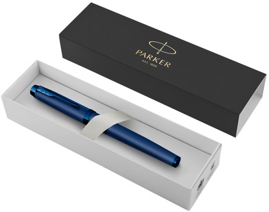 Rollerpen Parker IM Monochrome blue fijn-2