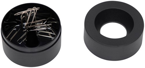 Papercliphouder MAULpro magnetisch recycled Ø73x60mm zwart-2