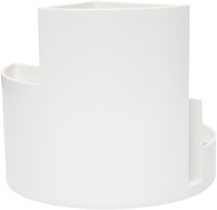 Pennenkoker MAULroundbox Blauwe Engel recycled 6 vaks wit-3