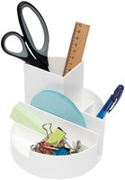 Pennenkoker MAULroundbox Blauwe Engel recycled 6 vaks wit-2