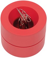 Papercliphouder MAULpro magnetisch recycled Ø73x60mm rood-5