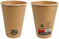 Beker IEZZY 100% fair 180ml karton 50 stuks bruin-3