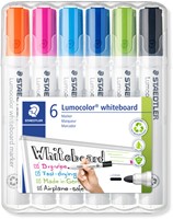 Whiteboardmarker Staedtler Lumocolor 351 set à 6 stuks fun assorti