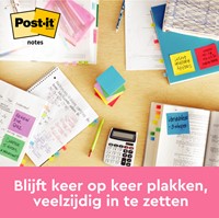 Memoblok Post-it 655 76x127mm roze 6 stuks-1